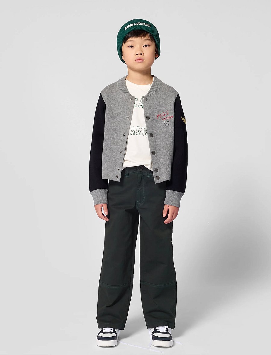 Zadig & Voltaire Kids - SHORT SLEEVES TEE-SHIRT - krótki rękaw - off white - 0
