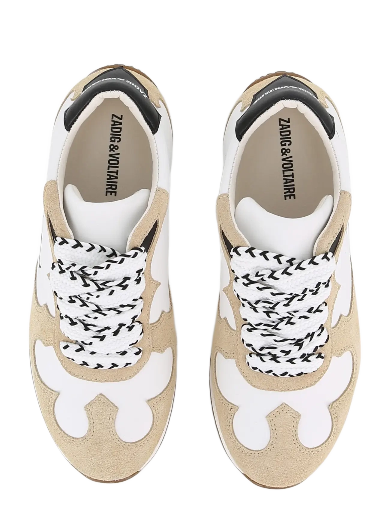 Zadig & Voltaire Kids - TRAINERS - przed kostkę - white - 3