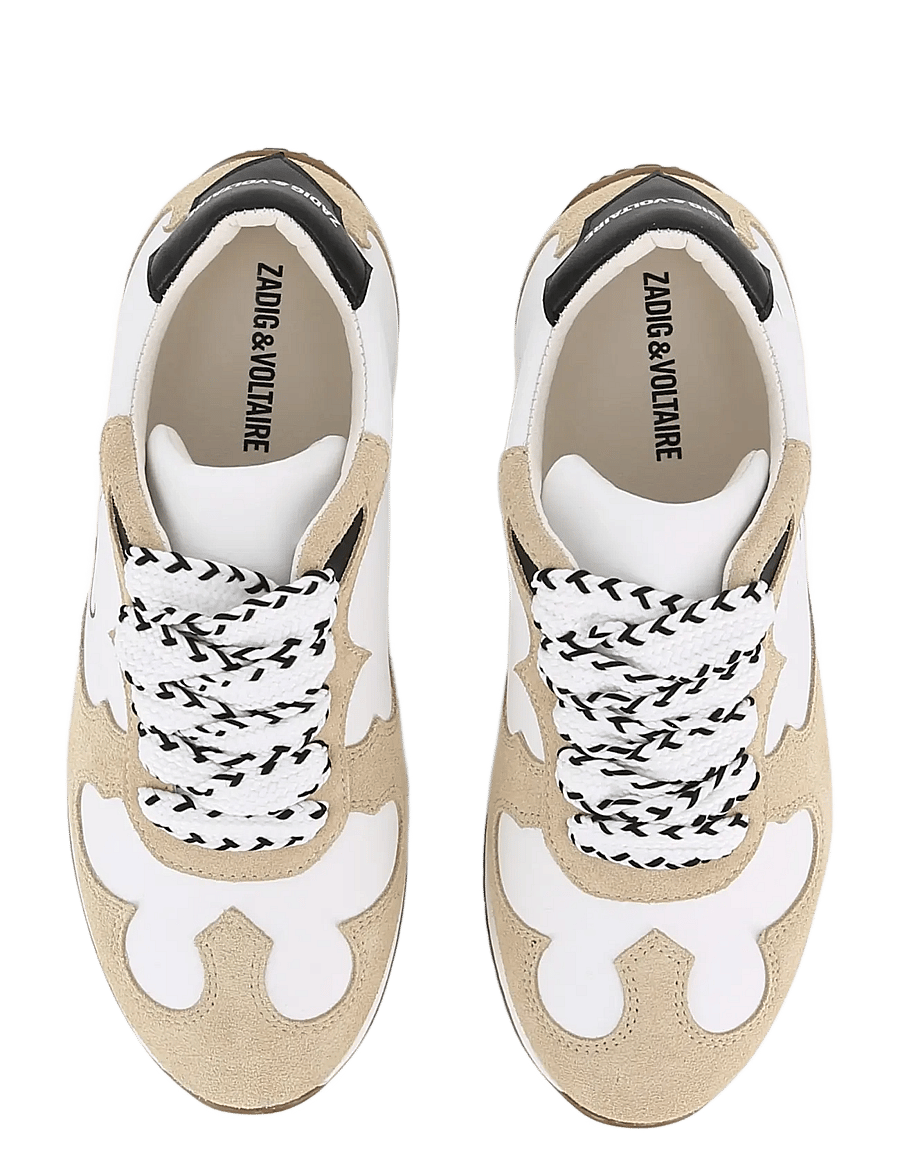 Zadig & Voltaire Kids - TRAINERS - przed kostkę - white - 3