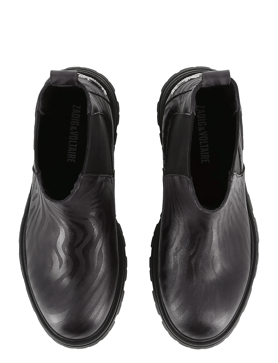 Zadig & Voltaire Kids - ANKLE BOOTS - talvesaapad - black - 3
