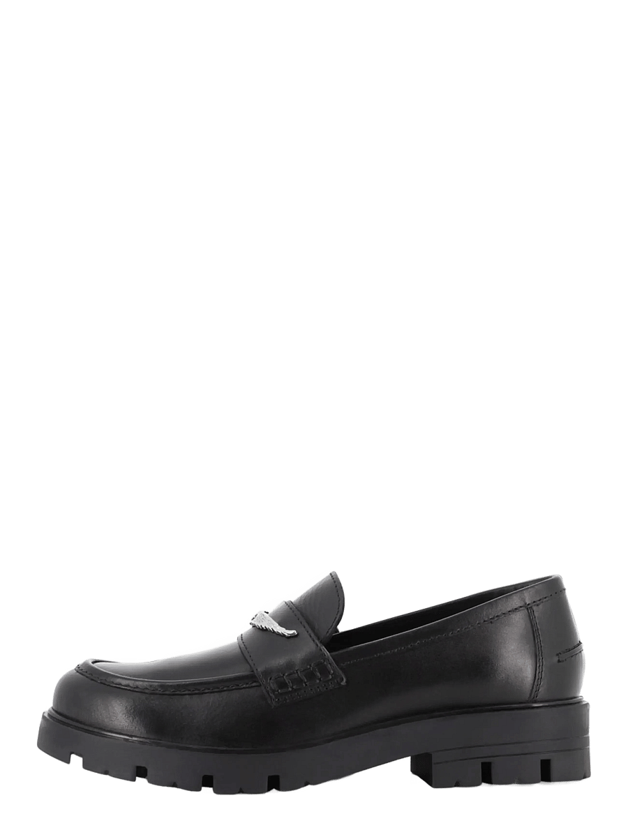 Zadig & Voltaire Kids - MOCCASIN - baleriinad ja jalgatorgatavad jalanõud - black - 1