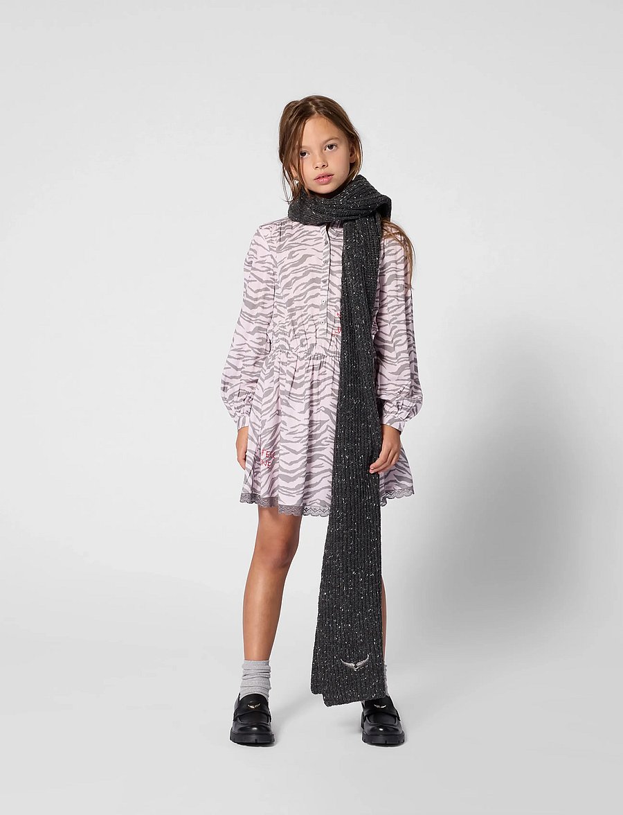 Zadig & Voltaire Kids - SCARF - vintertilbehør - heather grey - 0