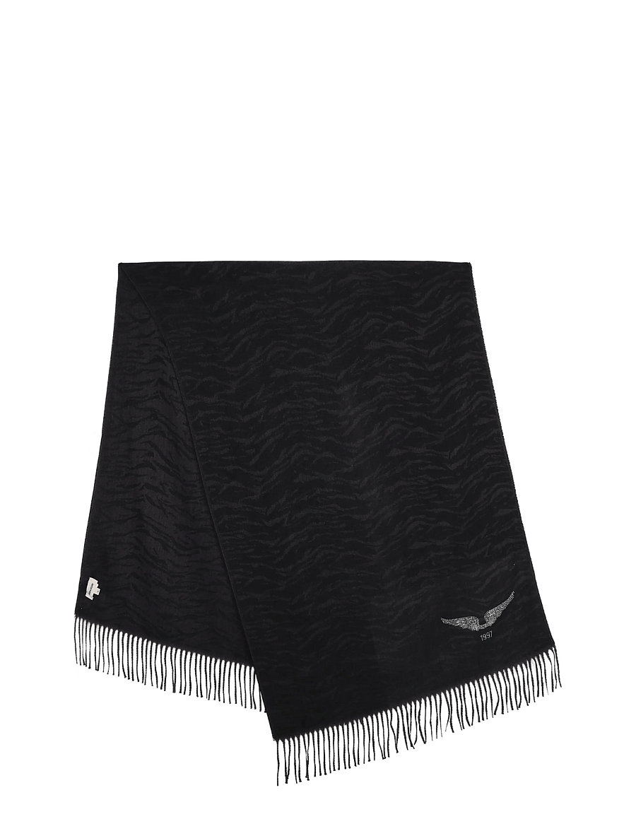 Zadig & Voltaire Kids - SCARF - talvised aksessuaarid - black - 0