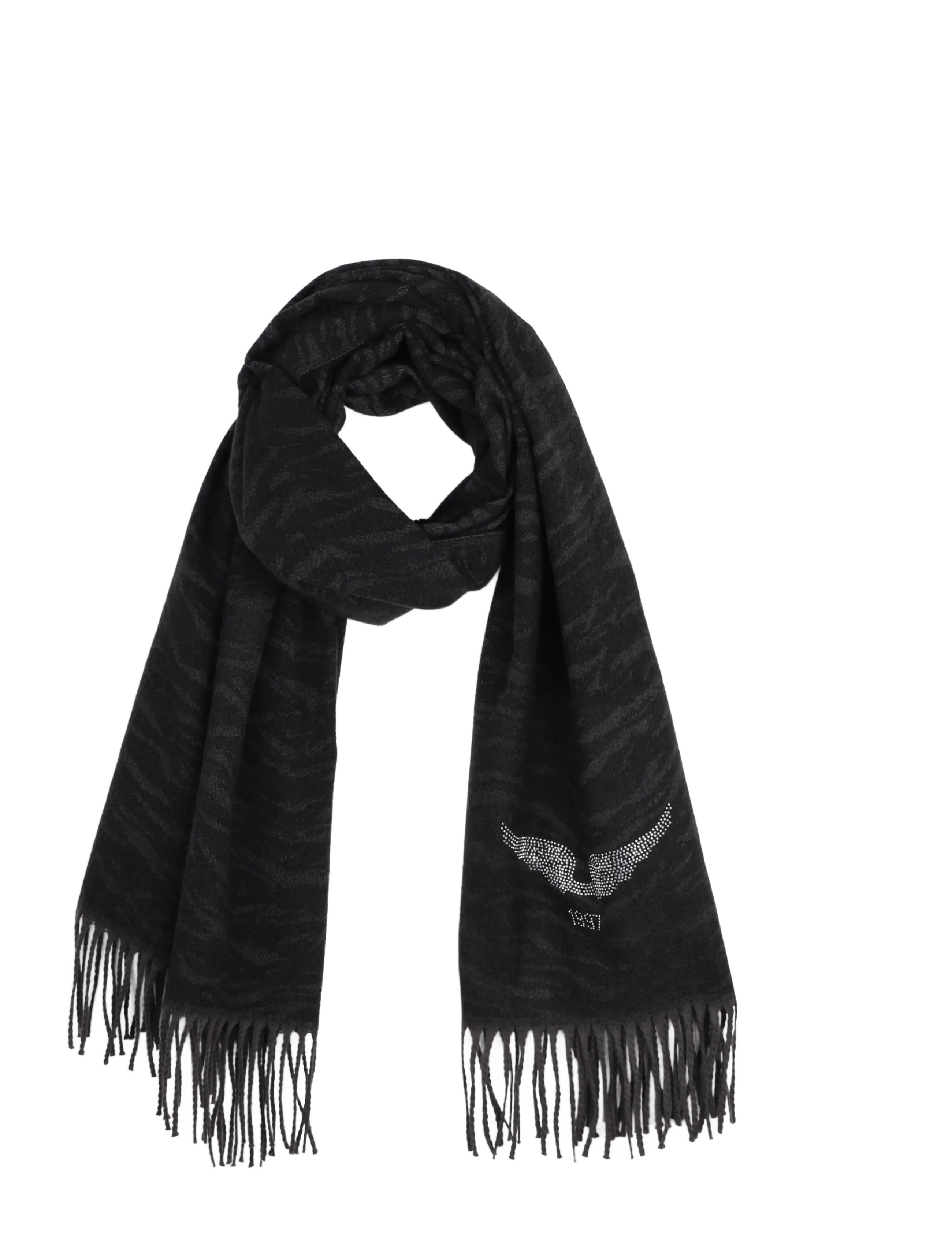 Zadig & Voltaire Kids - SCARF - black - 1
