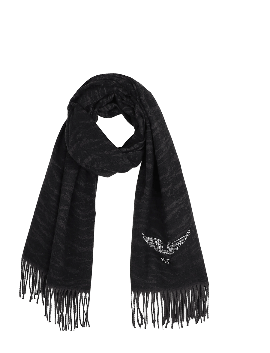 Zadig & Voltaire Kids - SCARF - talvised aksessuaarid - black - 1
