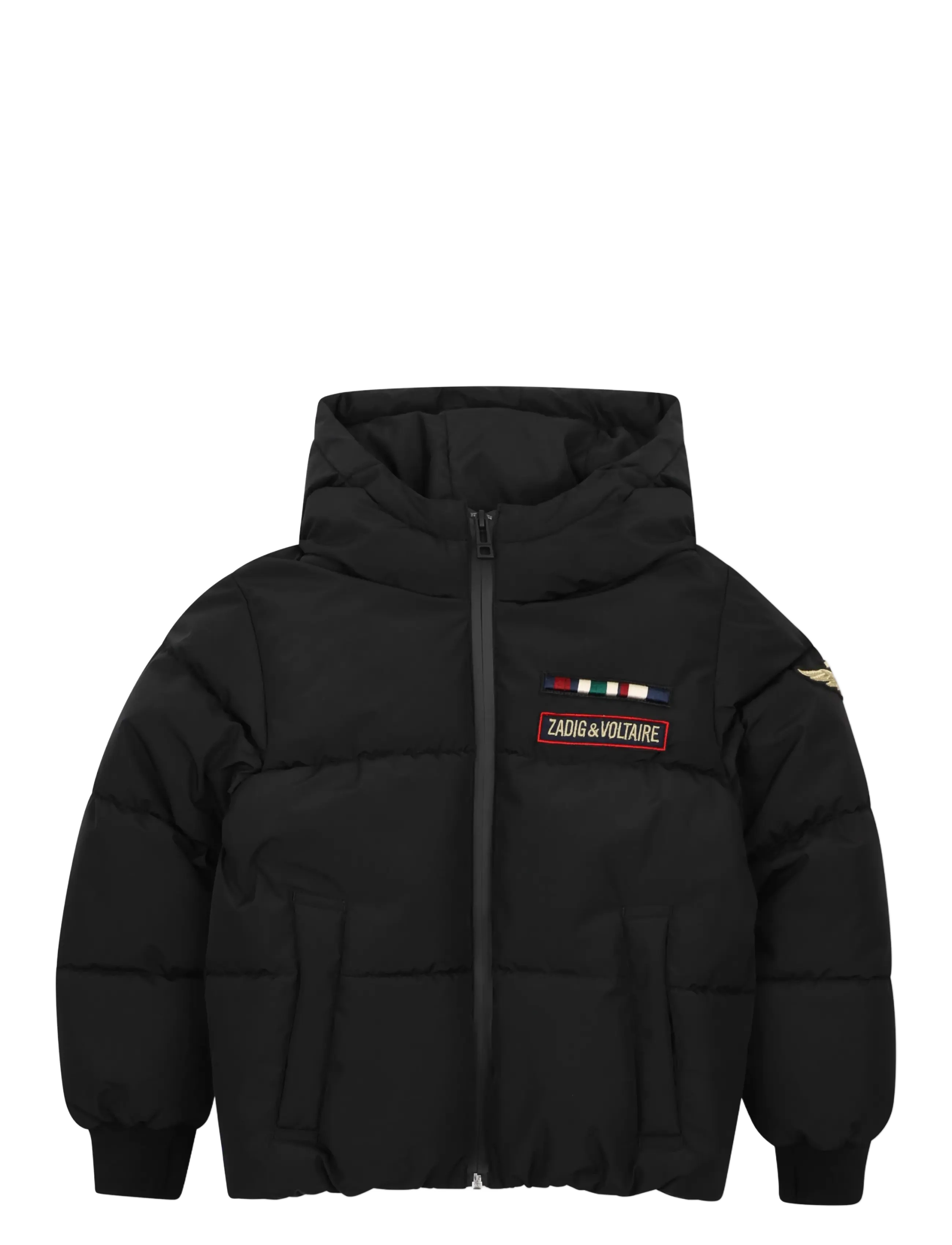 Zadig & Voltaire Kids PUFFER JACKET - Vinterkläder - BLACK / black