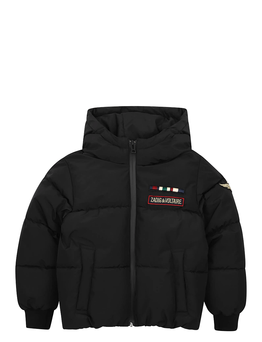 Zadig & Voltaire Kids - PUFFER JACKET - dunjackor & fodrade jackor - black - 1