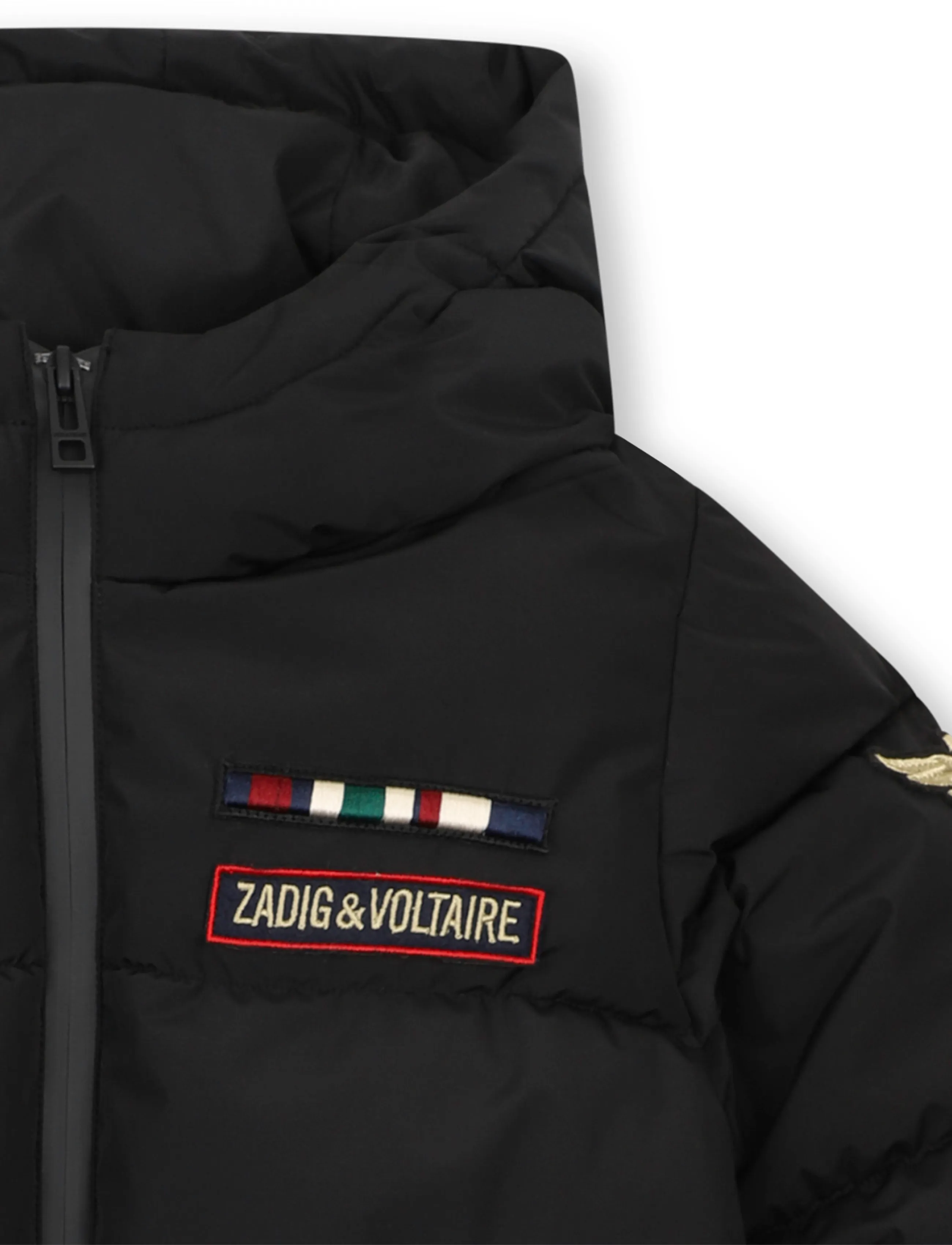 Zadig & Voltaire Kids - PUFFER JACKET - dunjackor & fodrade jackor - black - 4
