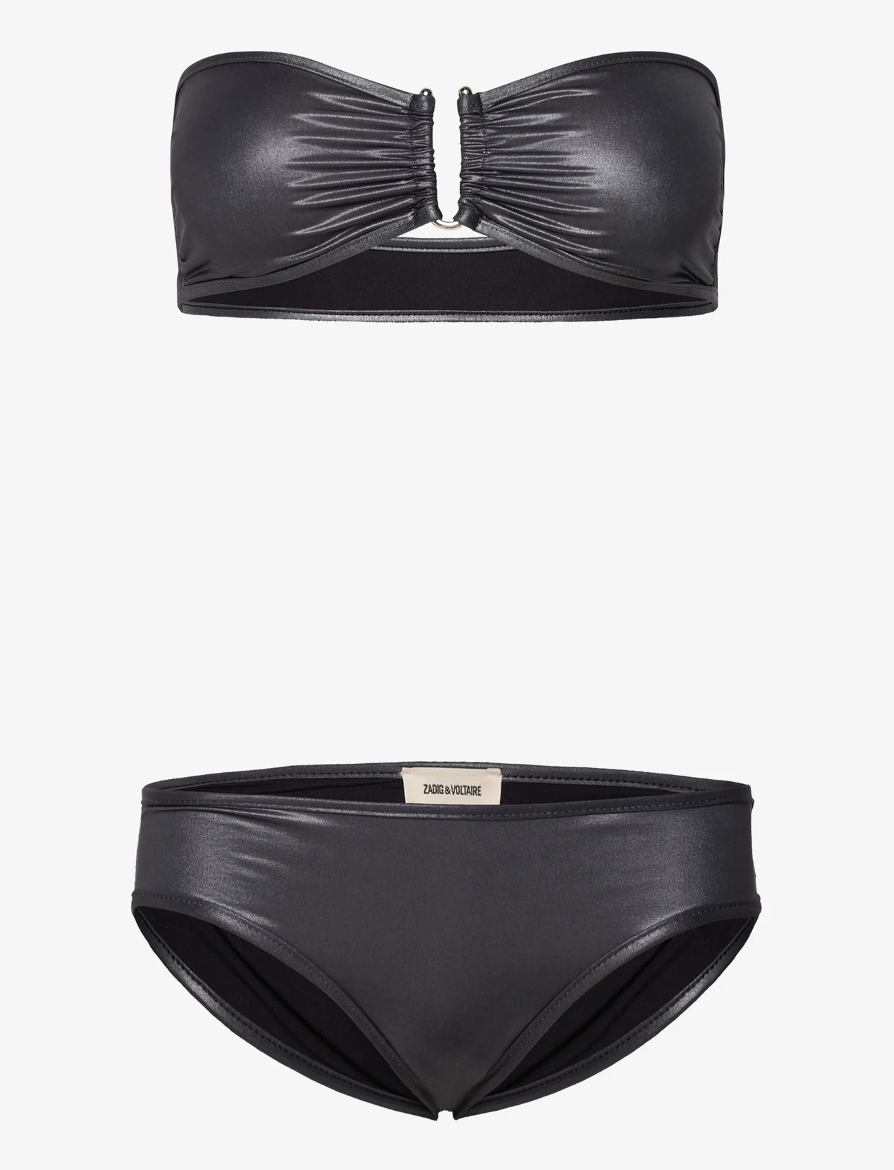 Zadig & Voltaire - LUMIERE BANDEAU BIKINI - bikini sets - black - 0