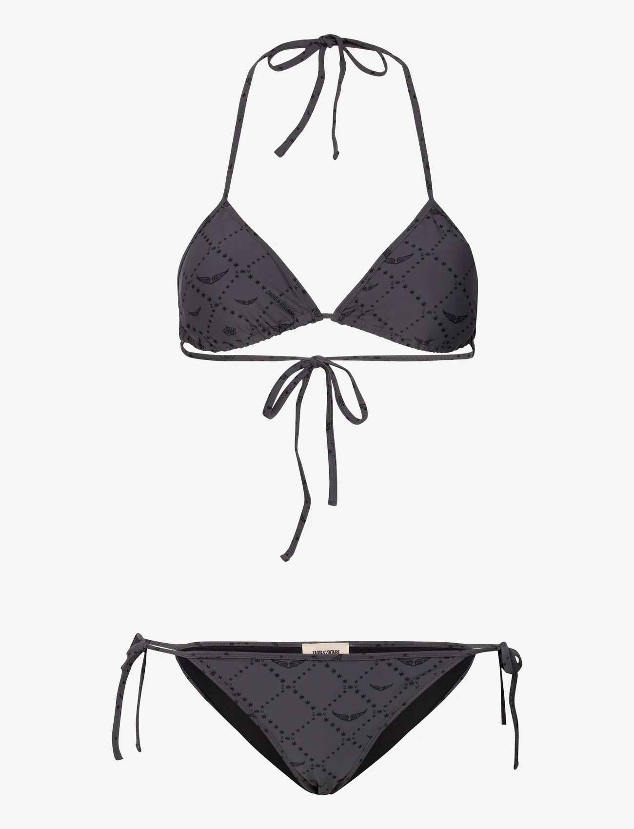 Zadig & Voltaire - ICONIC TRIANGLE BIKINI - vesuvio grey - 0