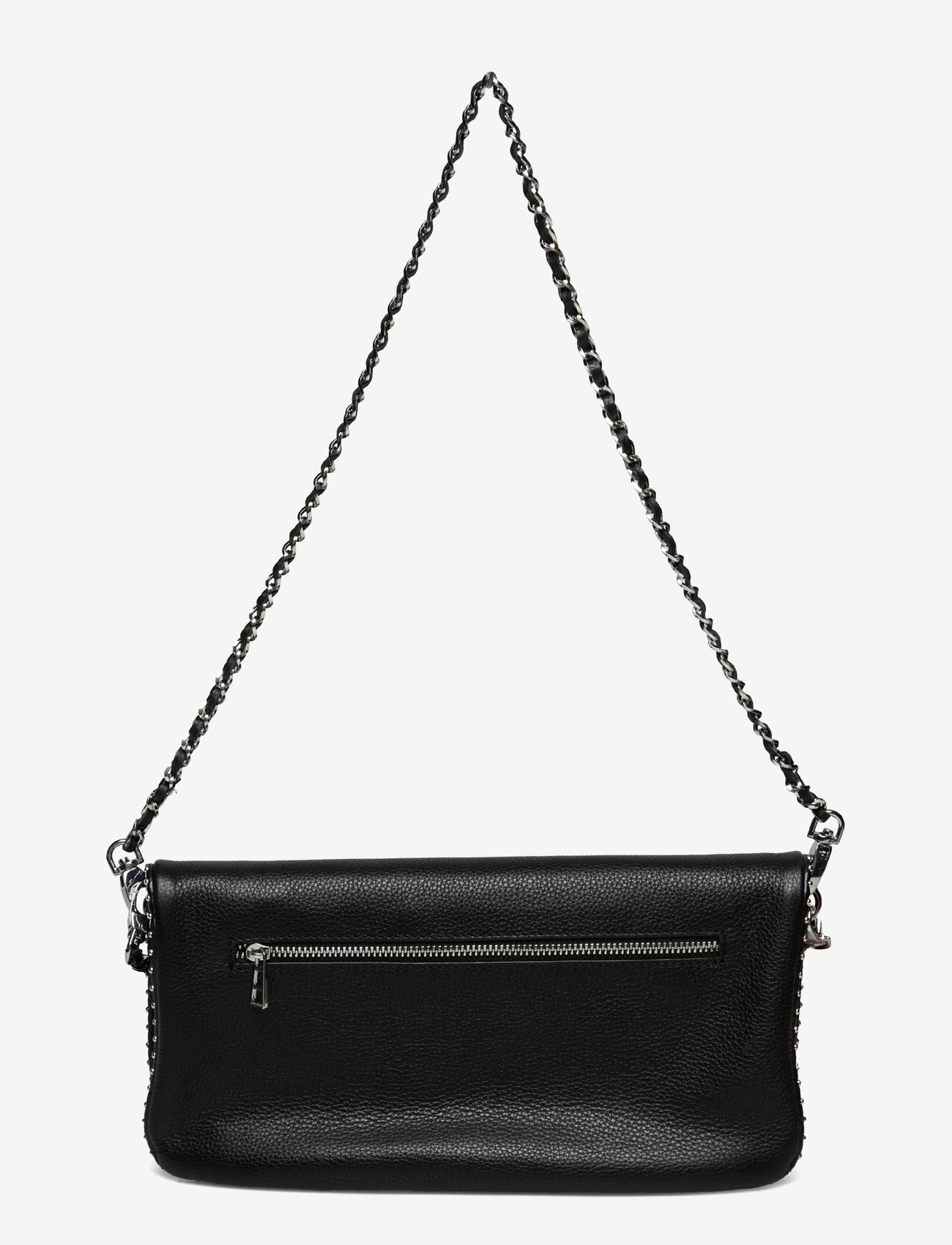 Zadig & Voltaire - ROCK GRAINED LEATHER + STUDS - crossbody bags - black - 1