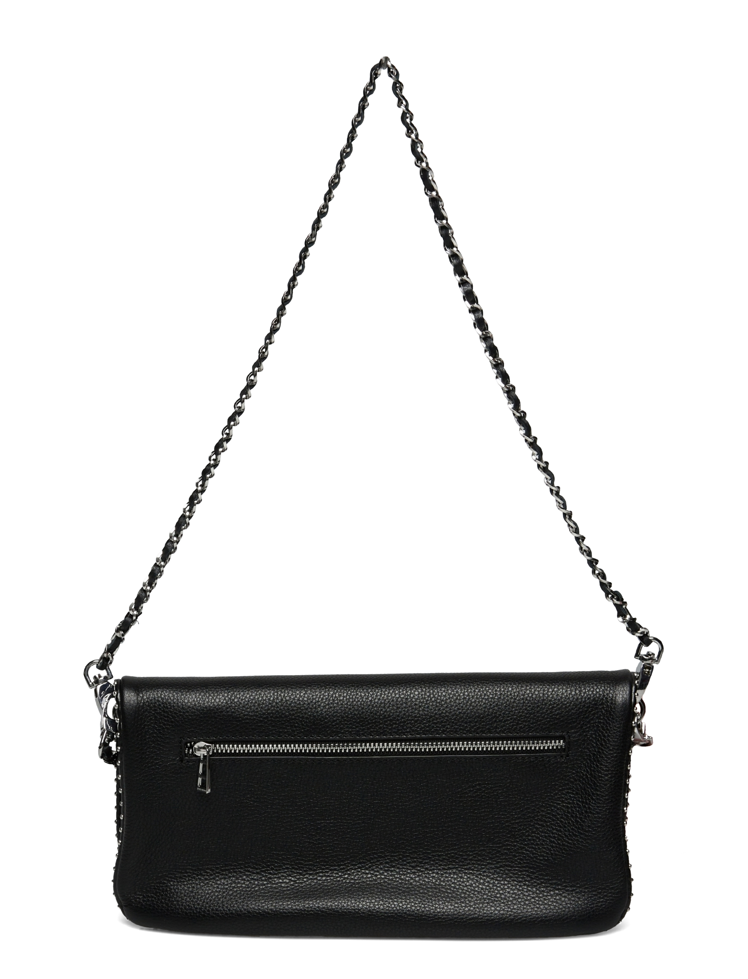 Zadig & Voltaire - ROCK GRAINED LEATHER + STUDS - black - 1