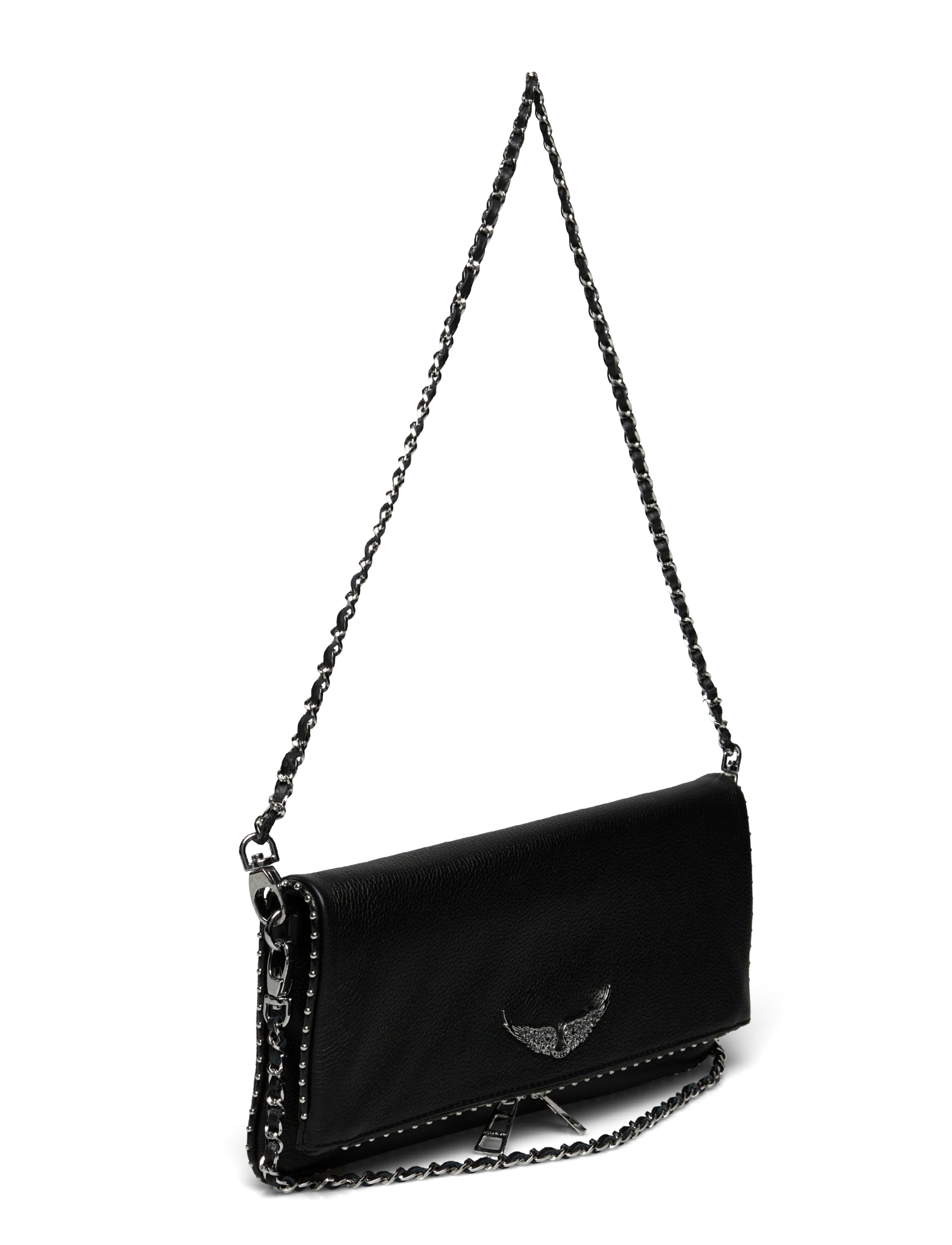 Zadig & Voltaire - ROCK GRAINED LEATHER + STUDS - black - 2