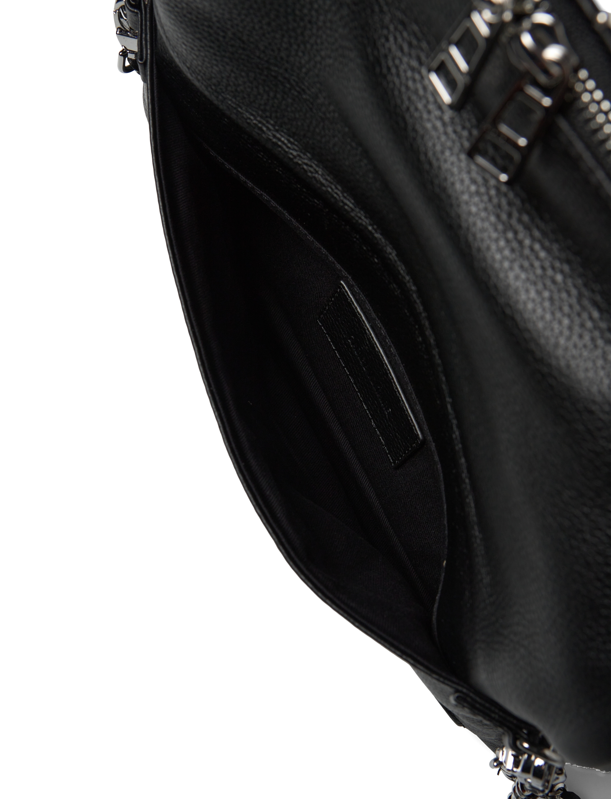 Zadig & Voltaire - ROCK GRAINED LEATHER + STUDS - black - 3