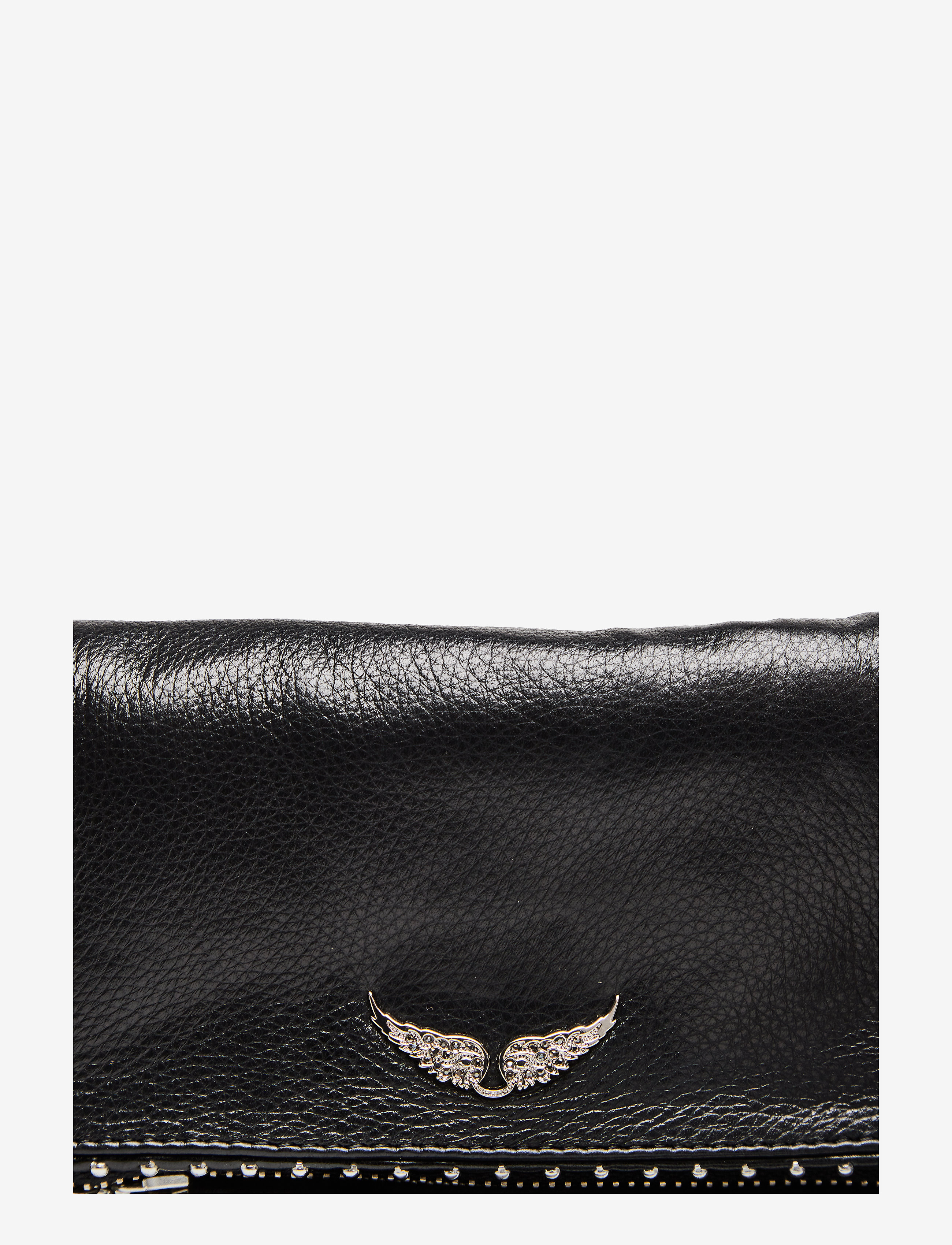 Zadig & Voltaire - ROCK NANO GRAINED LEATHER + STUDS - black - 3