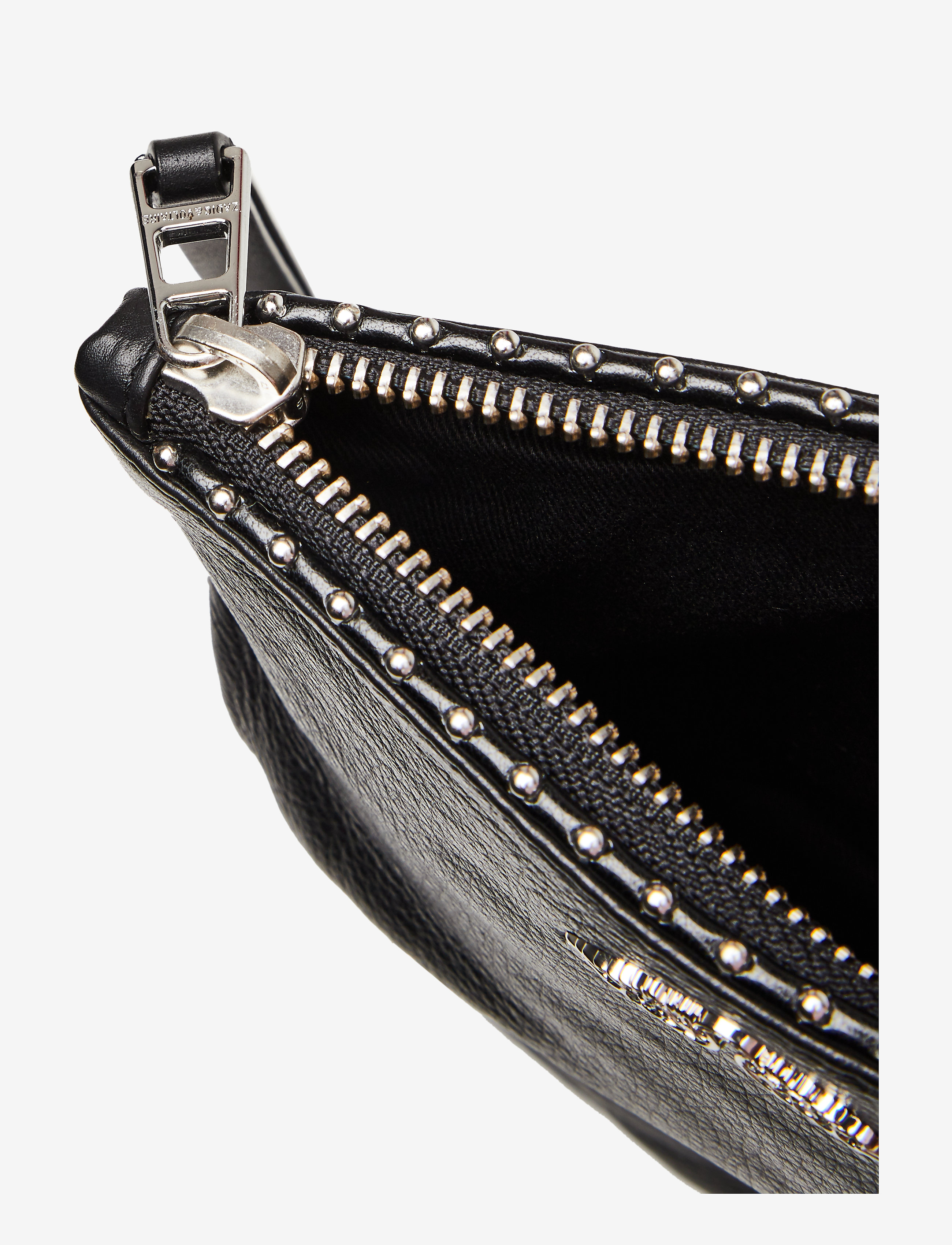 Zadig & Voltaire - ROCK NANO GRAINED LEATHER + STUDS - black - 5
