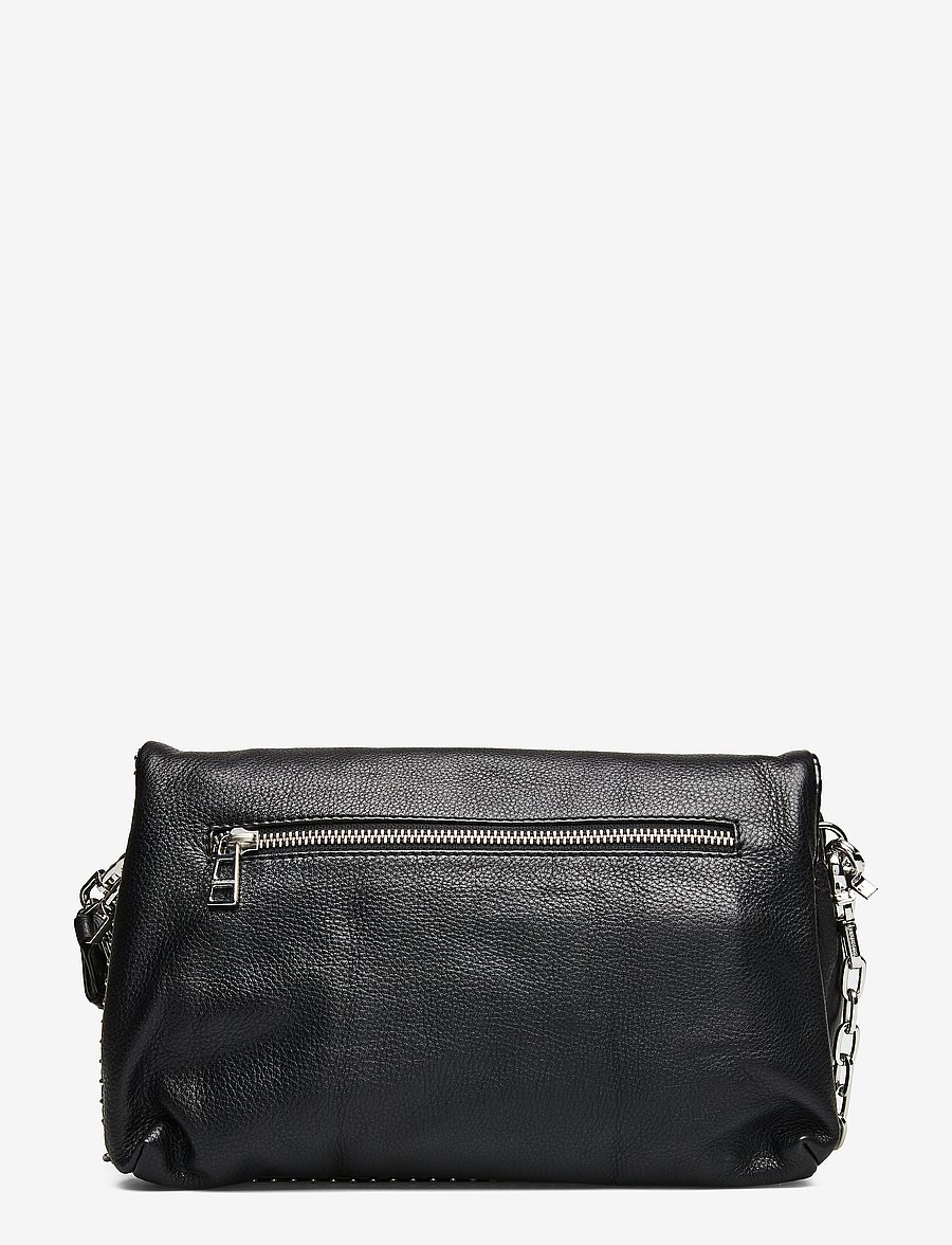 Zadig & Voltaire - ROCKY GRAINED LEATHER STUDS - umhängetaschen - black - 1