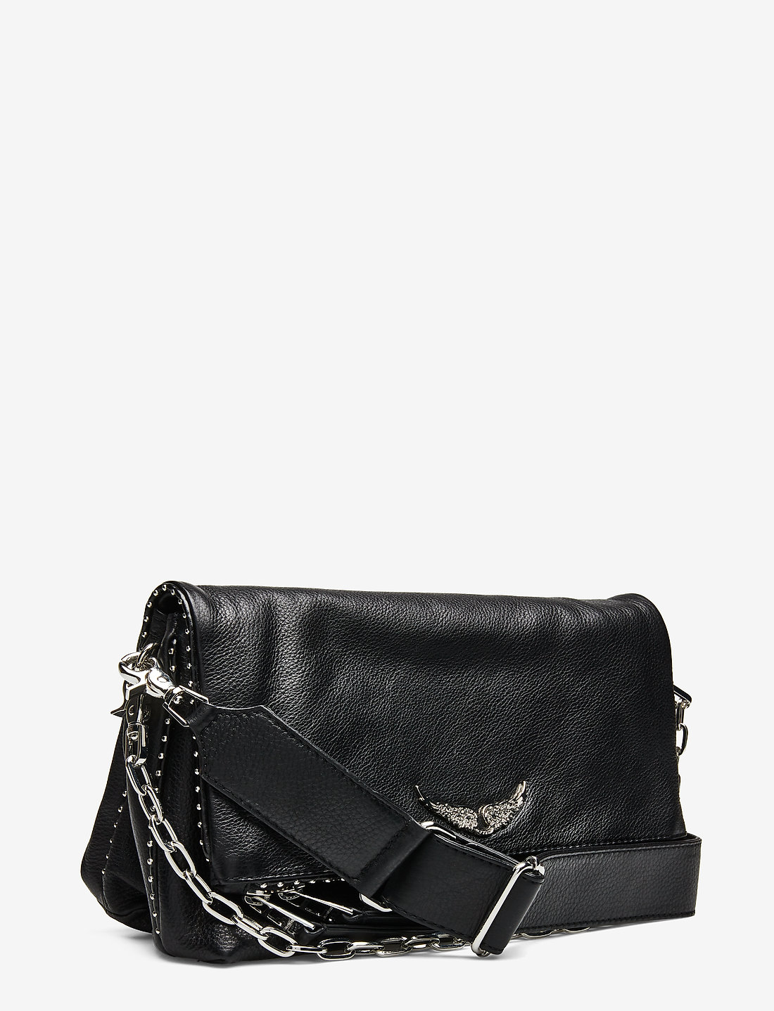 Zadig & Voltaire - ROCKY GRAINED LEATHER STUDS - crossbody somas - black - 2