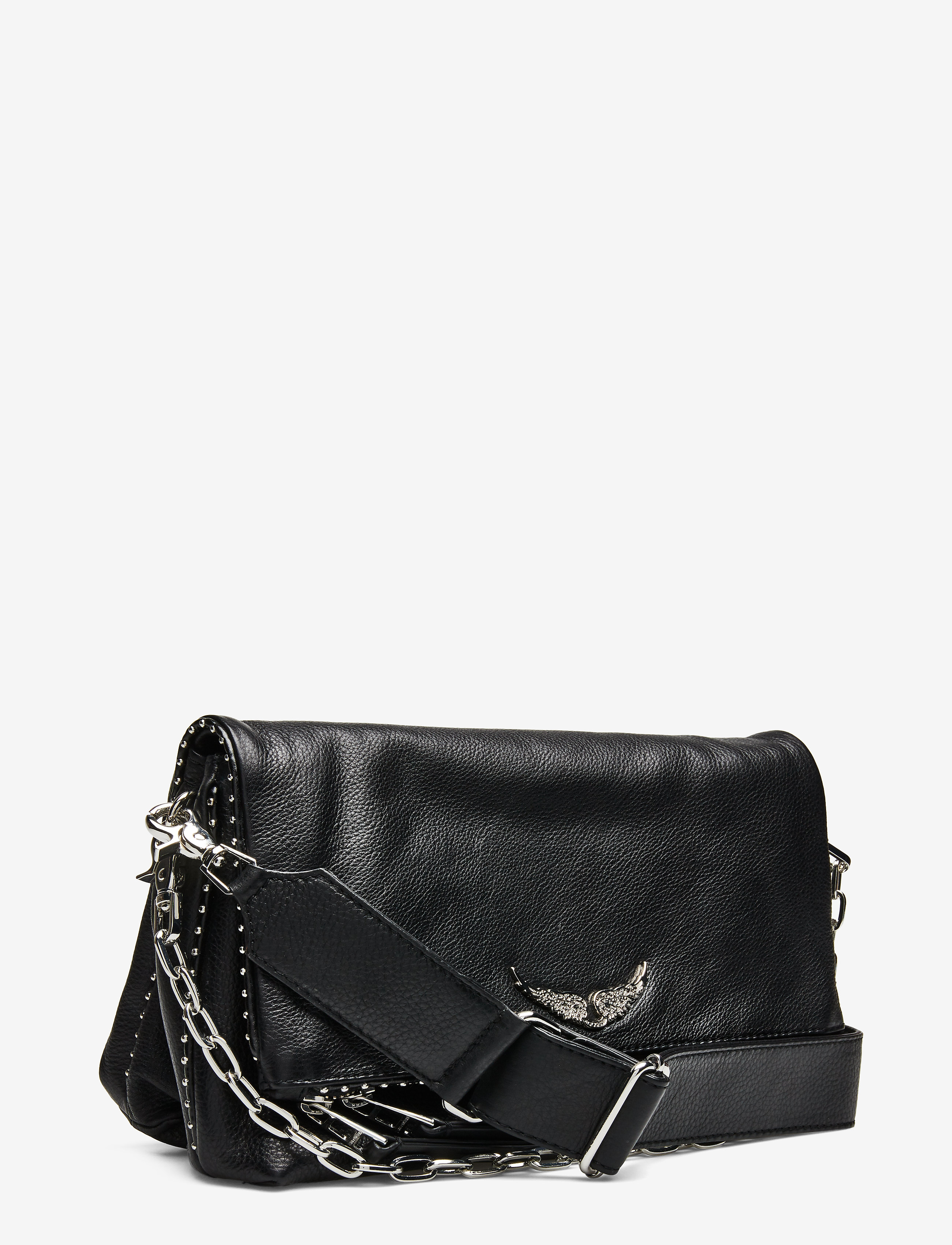 Zadig & Voltaire - ROCKY GRAINED LEATHER STUDS - umhängetaschen - black - 2