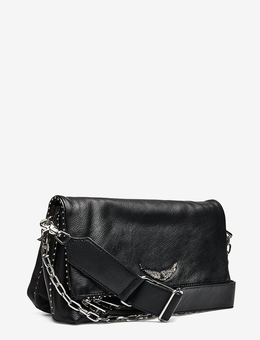 Zadig & Voltaire - ROCKY GRAINED LEATHER STUDS - umhängetaschen - black - 2