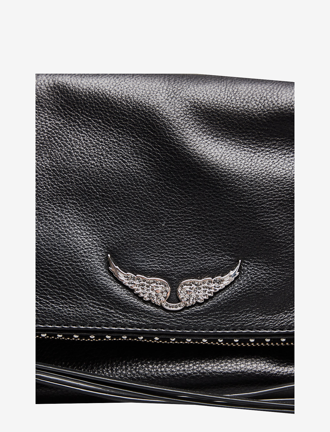 Zadig & Voltaire - ROCKY GRAINED LEATHER STUDS - umhängetaschen - black - 3