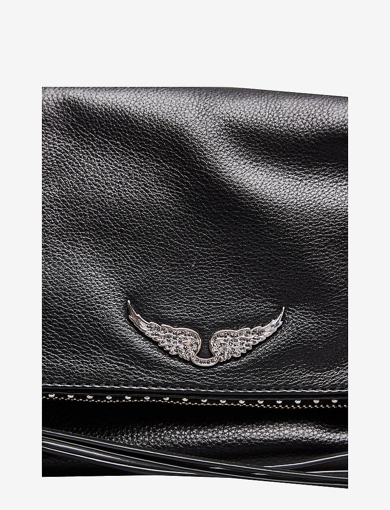 Zadig & Voltaire - ROCKY GRAINED LEATHER STUDS - umhängetaschen - black - 3