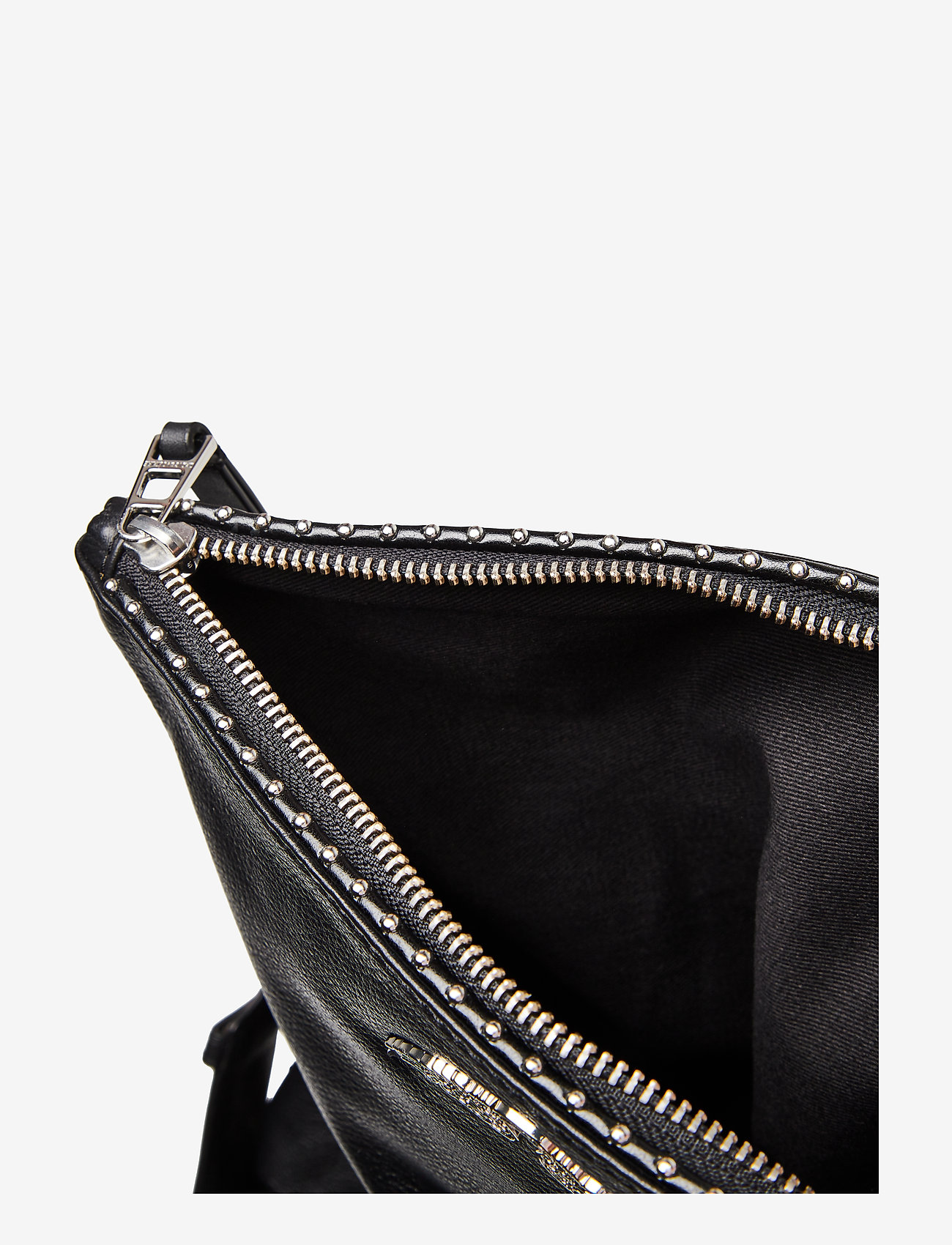 Zadig & Voltaire - ROCKY GRAINED LEATHER STUDS - umhängetaschen - black - 5