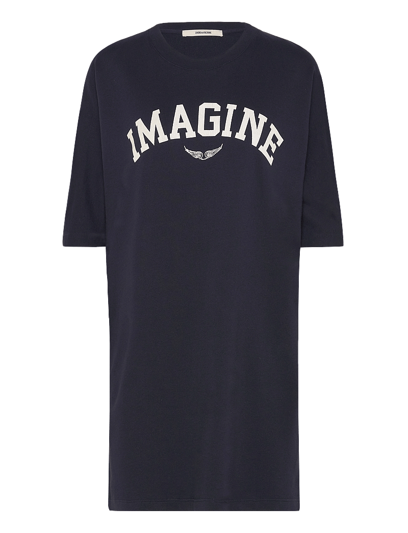 Zadig & Voltaire - PORTMAN ST IMAGINE - t-shirt-kleider - encre - 1