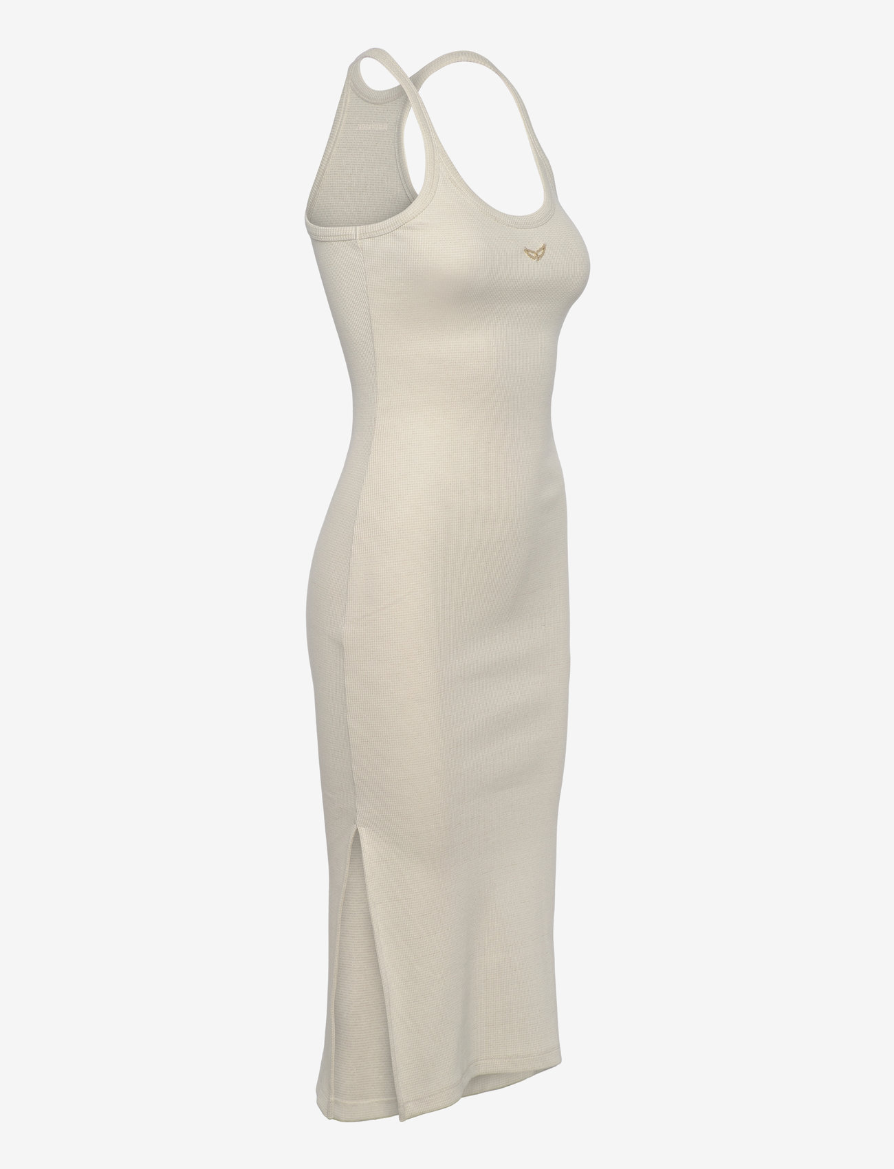 Zadig & Voltaire - ASTRA RIB BIJOUX SHINY - bodycon dresses - ecru - 3