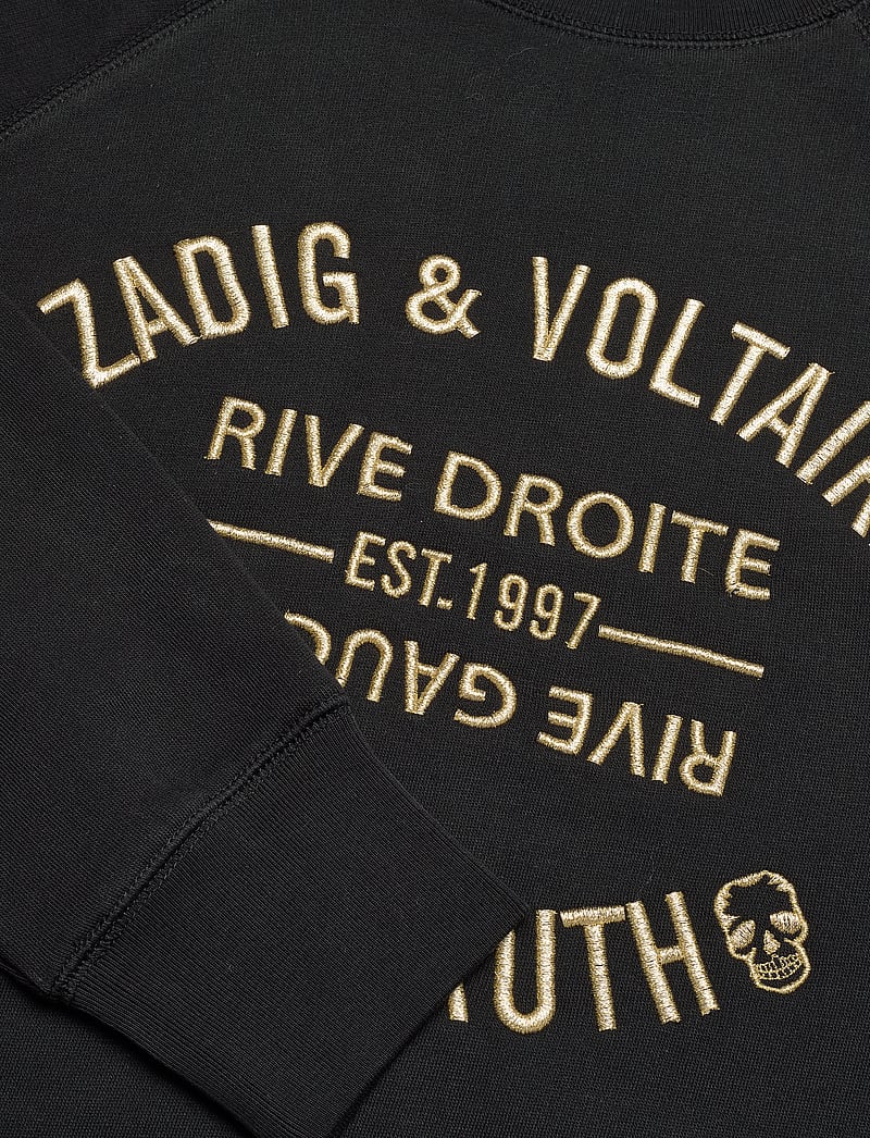 Zadig & Voltaire - UPPER BLASON BRODE - sweatshirts & hoodies - black - 5