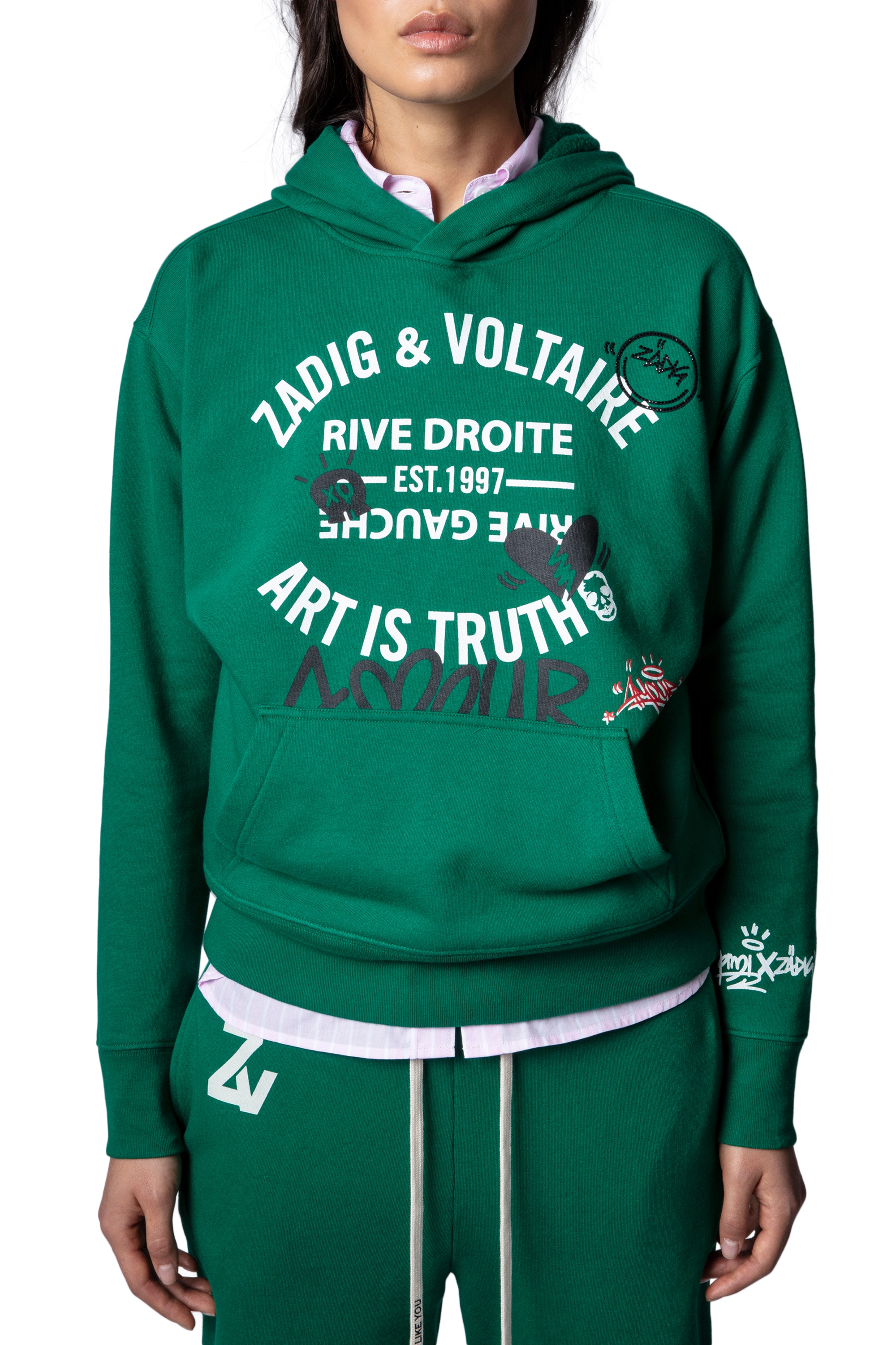 Zadig & Voltaire - SPENCER BLASON MULTICUSTO - green - 2