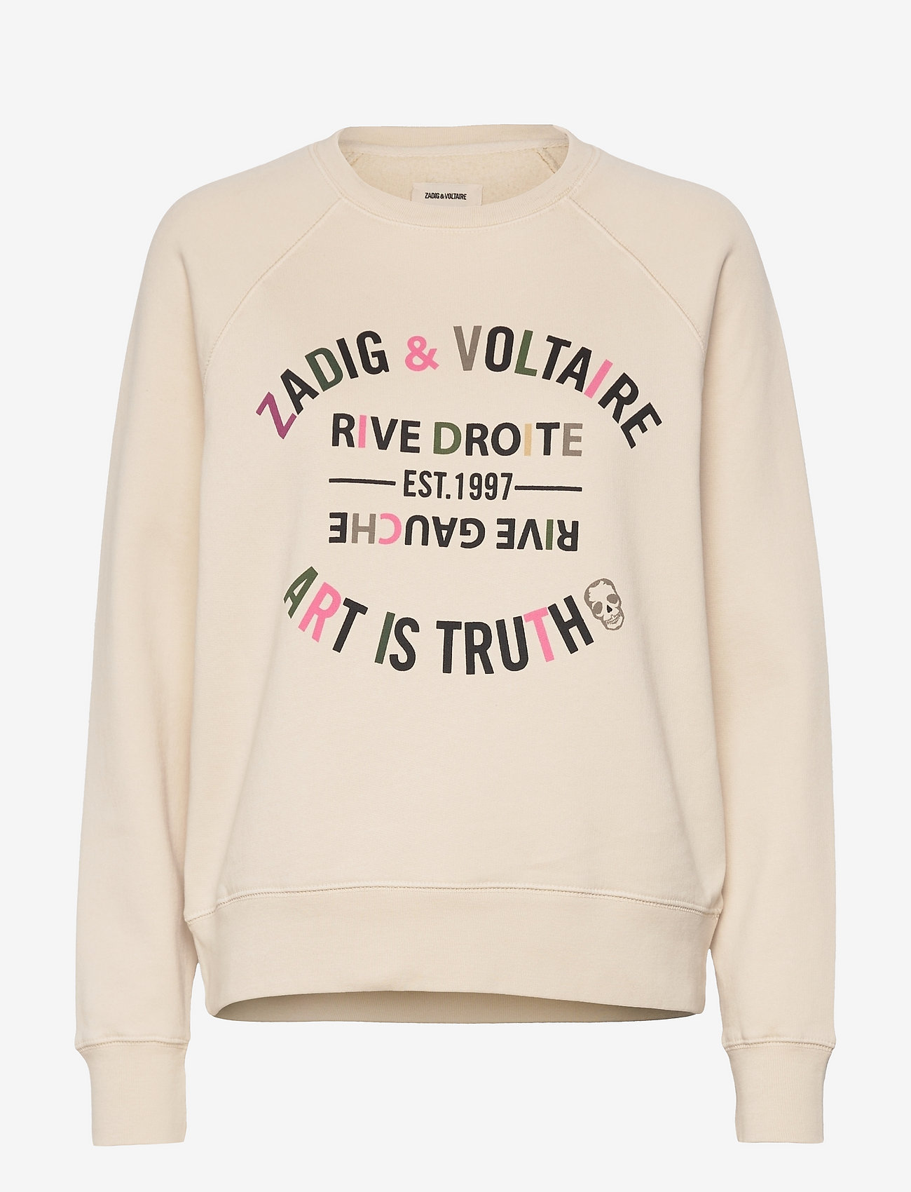 Zadig & Voltaire - UPPER BLASON BRODE MULTICO - beige - 0