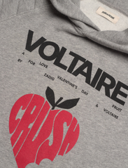 Zadig & Voltaire - EVATA MO CONCERT CRUSH - bluzy z kapturem - gris moyen - 2