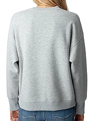 Zadig & Voltaire - OSCAR PMO JE T AIME FLOC - sweatshirts & kapuzenpullover - gris chine clair - 3