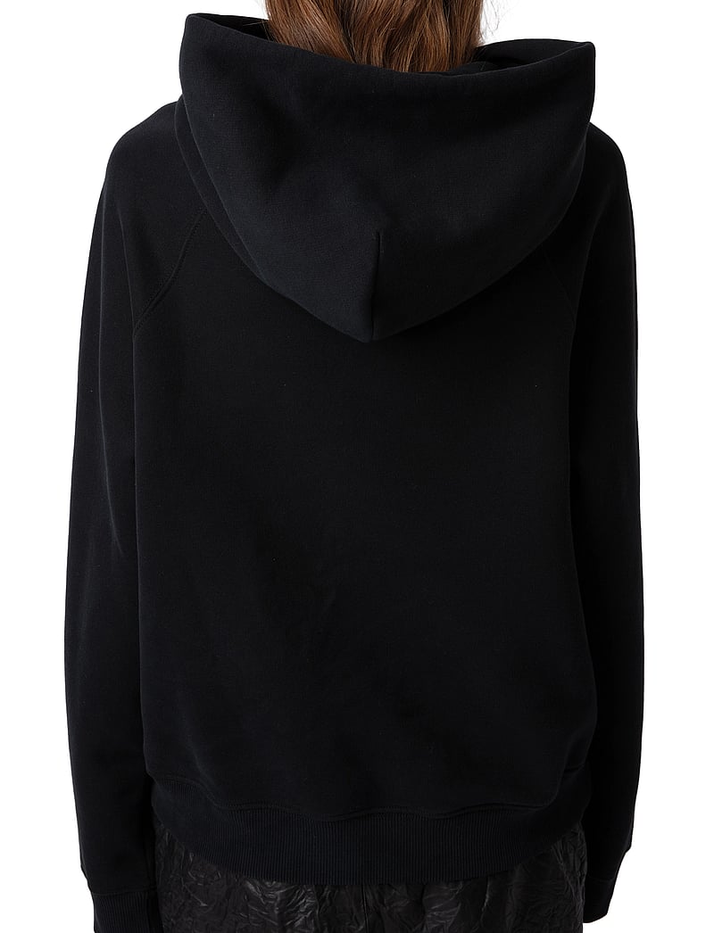 Zadig & Voltaire - GEORGY PMO WINGS STRASS - sportiska stila džemperi un džemperi ar kapuci - noir - 4