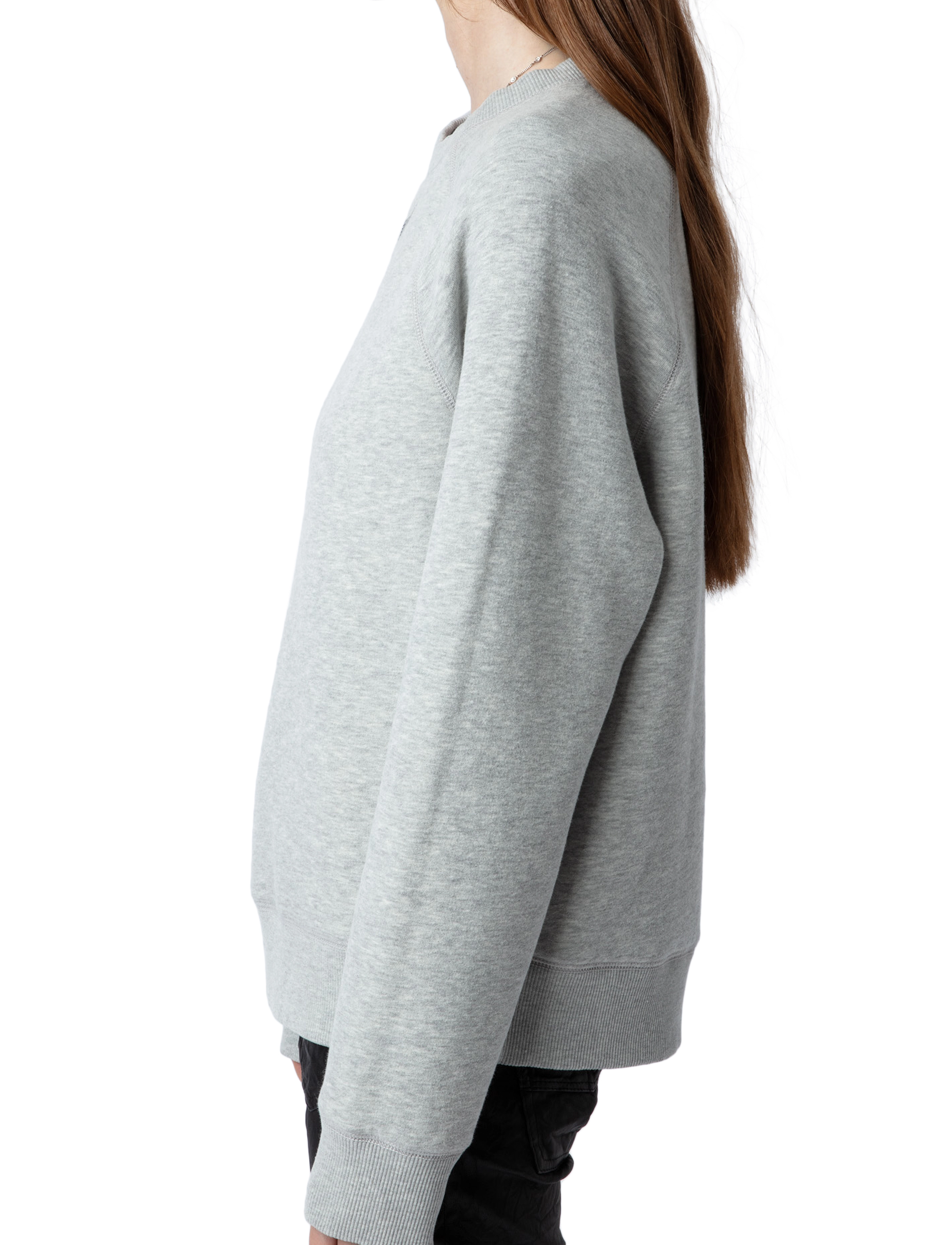 Zadig & Voltaire - UPPER PMO WINGS STRASS - gris chine clai - 3