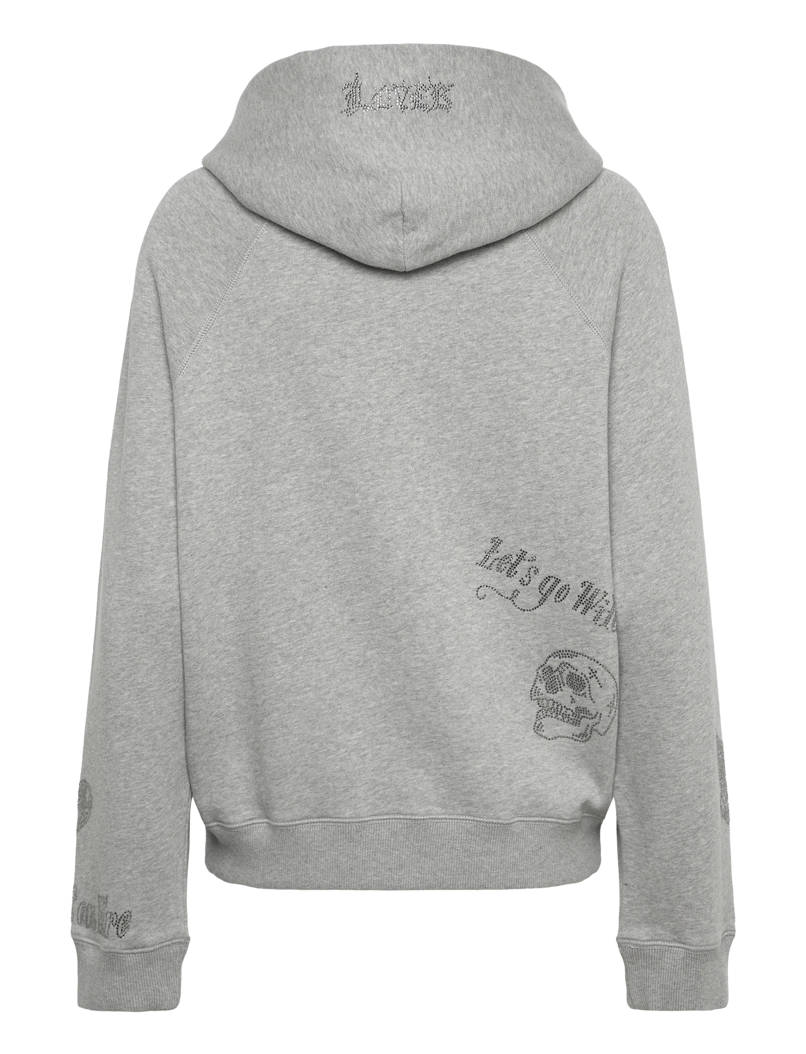 Zadig & Voltaire - GEORGY MO MULTICUSTO STRASS - gris chine - 1