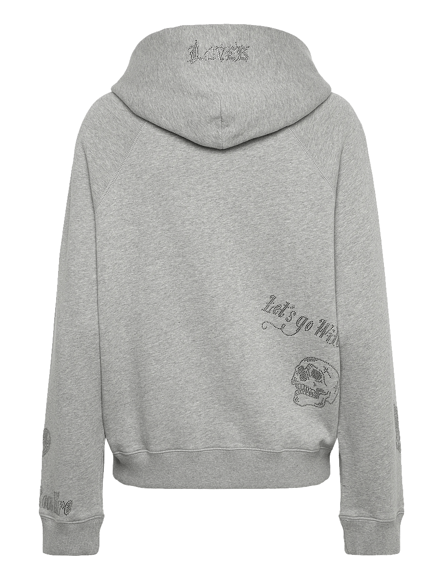Zadig & Voltaire - GEORGY MO MULTICUSTO STRASS - gris chine - 1