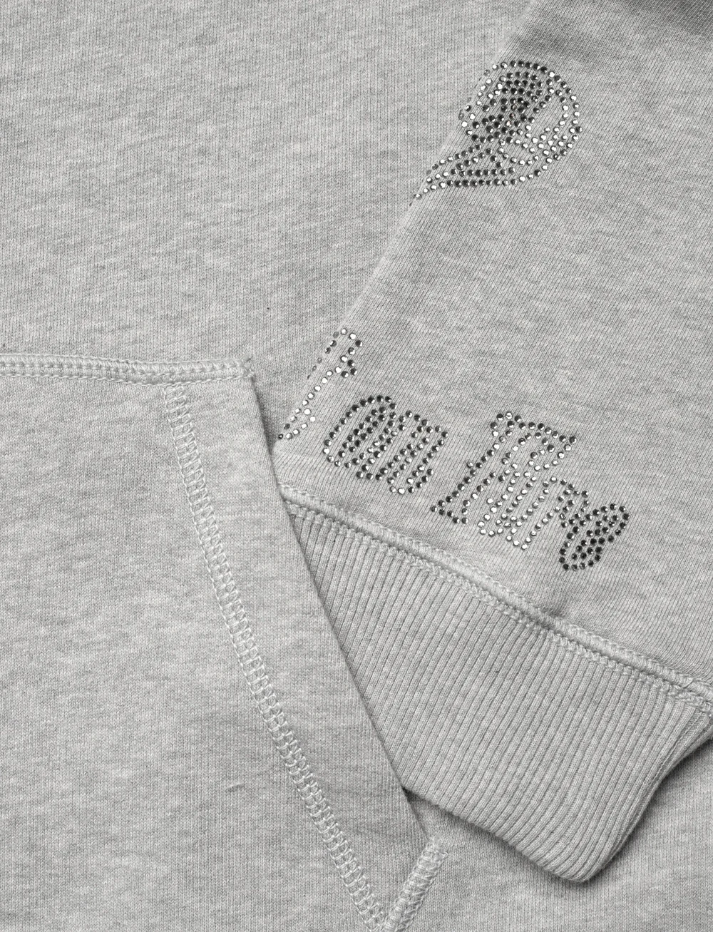 Zadig & Voltaire - GEORGY MO MULTICUSTO STRASS - sweatshirts & hoodies - gris chine - 3