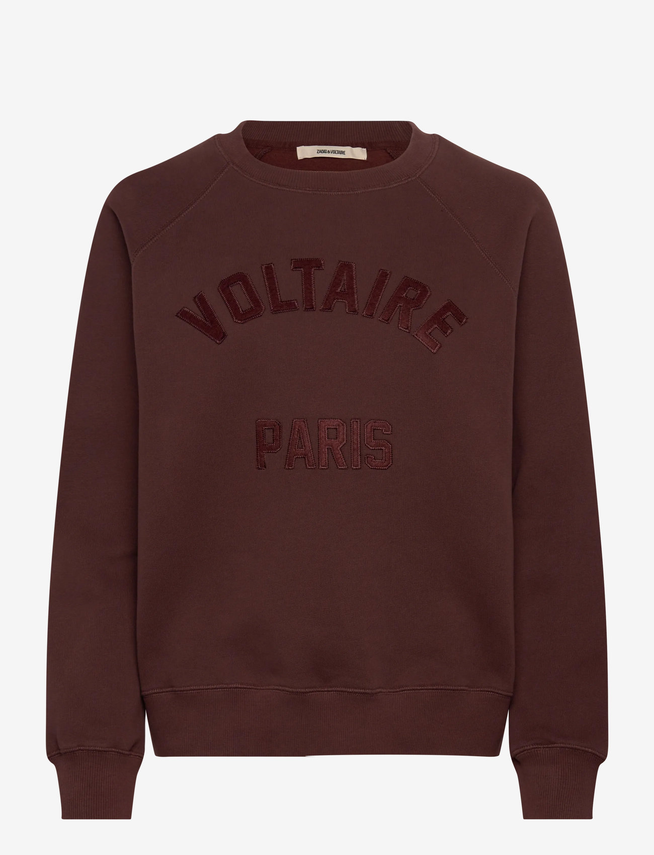 Zadig & Voltaire - UPPER MO VOLTAIRE PARIS - dressipluusid ja kapuutsiga dressipluusid - burgundy - 0