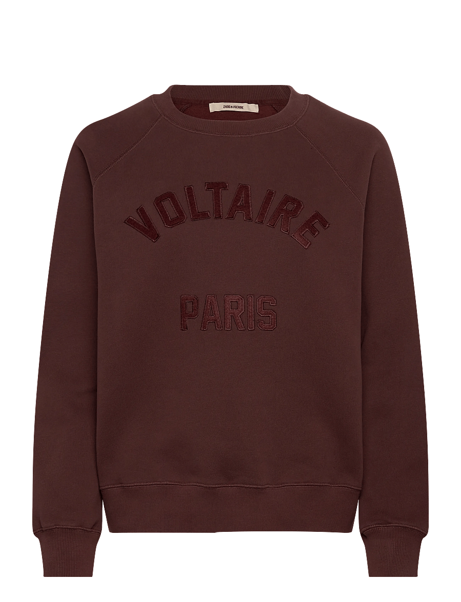 Zadig & Voltaire - UPPER MO VOLTAIRE PARIS - sweatshirts & hættetrøjer - burgundy - 0