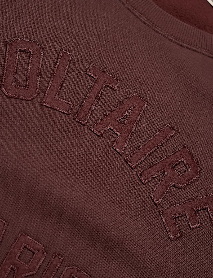 Zadig & Voltaire - UPPER MO VOLTAIRE PARIS - sweatshirts & hættetrøjer - burgundy - 2