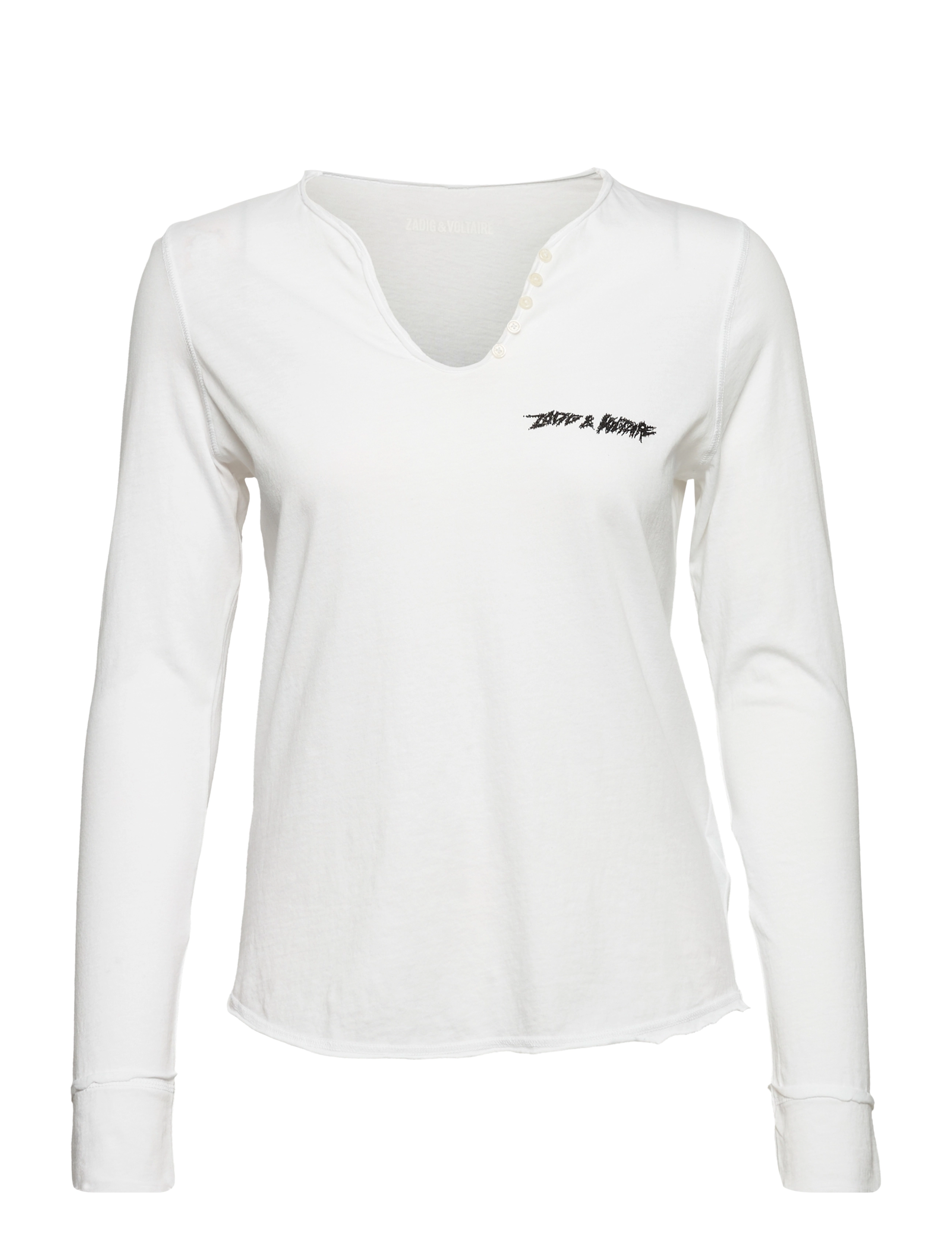 Zadig & Voltaire - TUNISIEN ML  JAGUARD LOVE NOW - white - 0