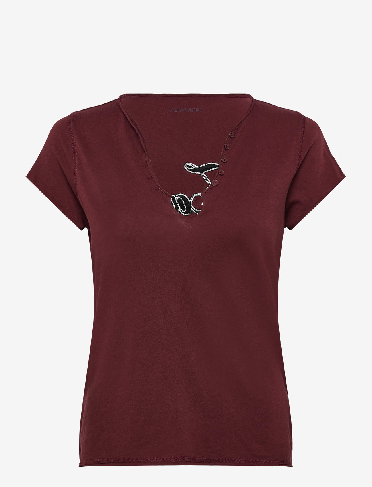 Zadig Voltaire Tuni Mc Cl Incrustation – t-shirts – shop at Booztlet