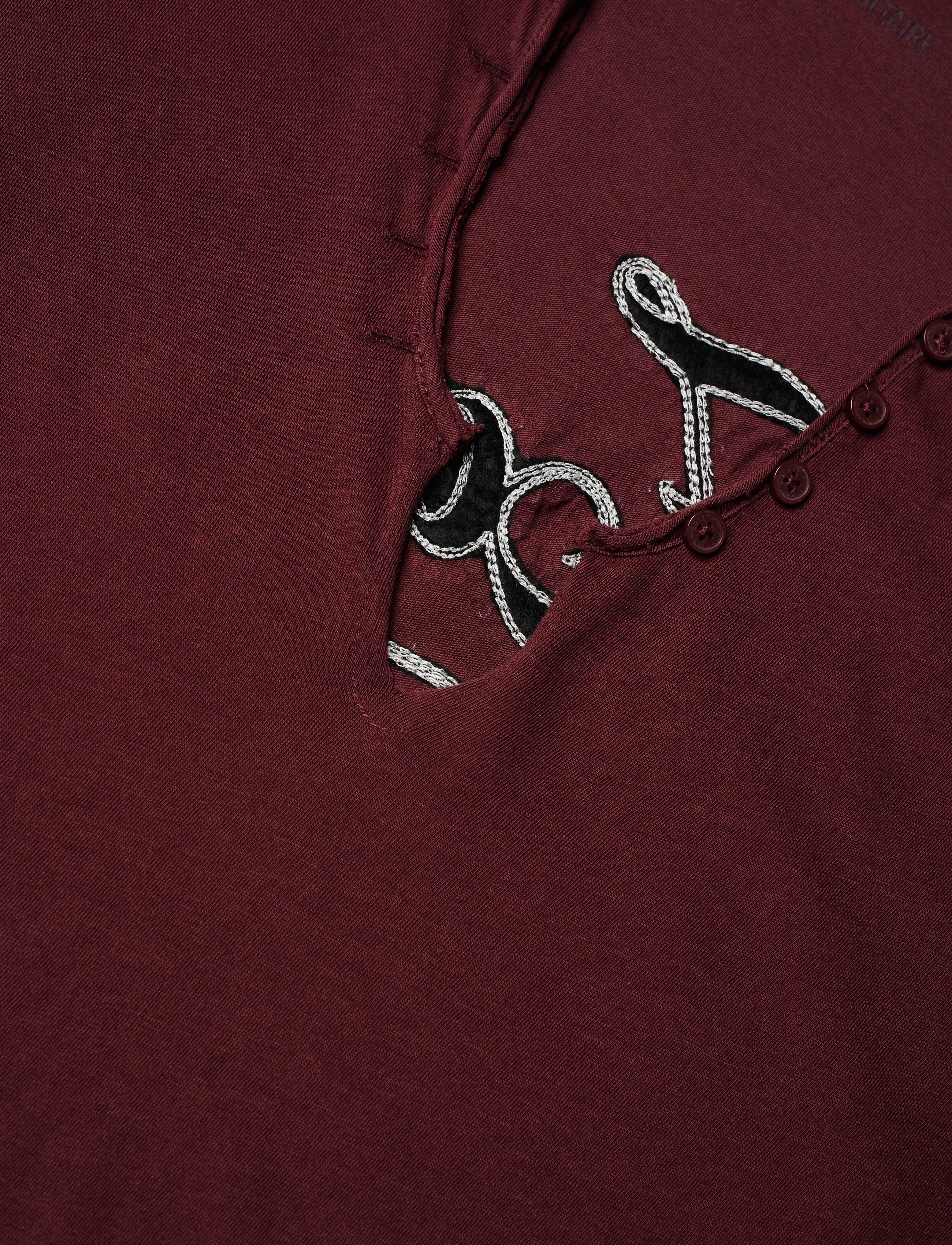 Zadig & Voltaire - TUNI MC CL INCRUSTATION - burgundy - 2