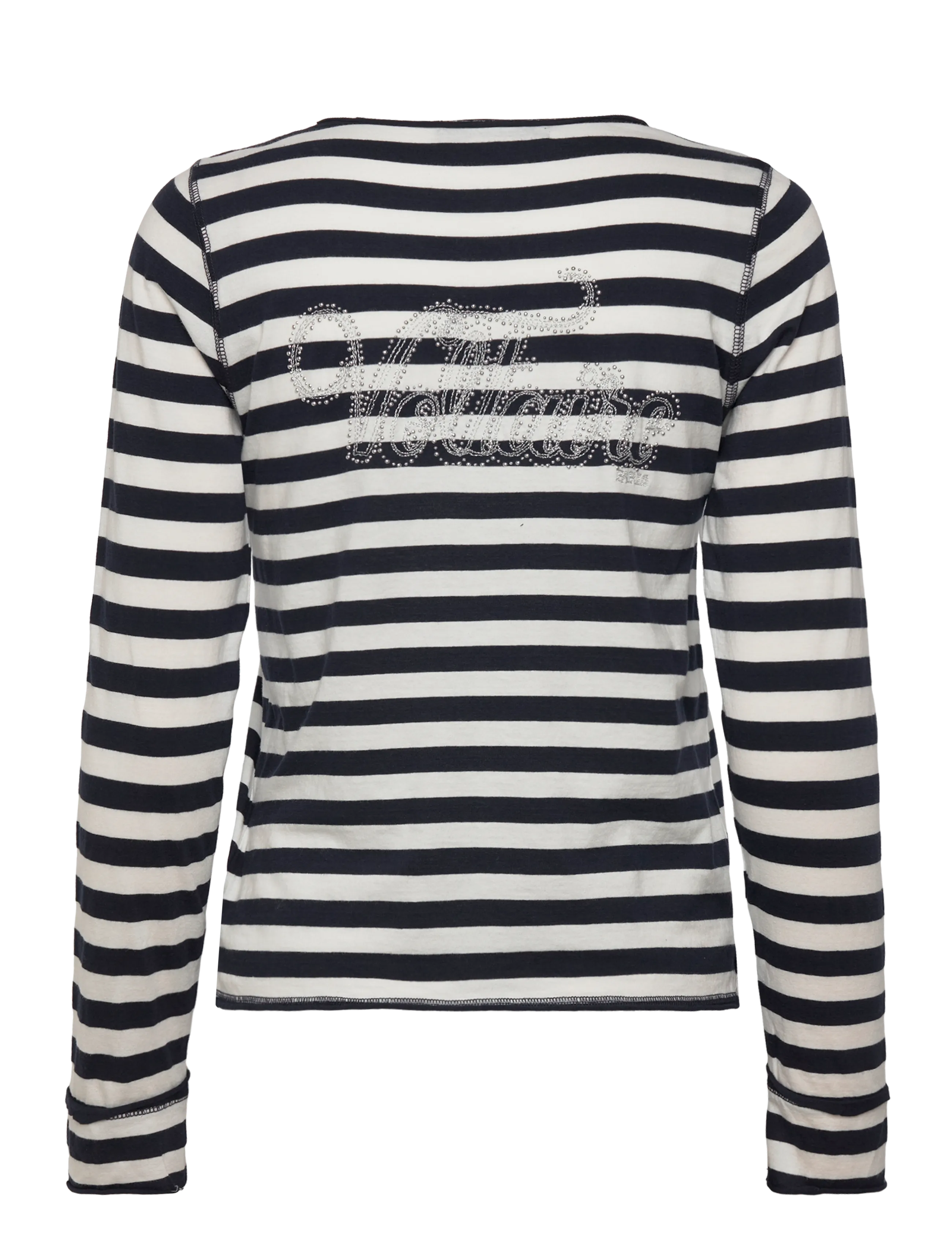 Zadig & Voltaire - TUNISIEN ML CL VOLTAIRE STRIPE - långärmade toppar - encre - 1