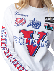 Zadig & Voltaire - NOANE VOLTAIRE MULTIBADGE - sweatshirts & hættetrøjer - blanc - 7