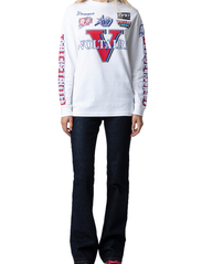 Zadig & Voltaire - NOANE VOLTAIRE MULTIBADGE - sportiska stila džemperi un džemperi ar kapuci - blanc - 8