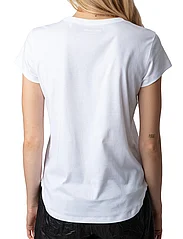 Zadig & Voltaire - WOOP ICO FLOC JE T AIME - t-shirts - blanc - 3