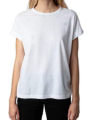 Zadig & Voltaire - ANYA PCL RAIN STUDS - t-shirts - blanc - 2